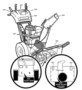 Part Location Diagram of 48X5571 Briggs and Stratton Decal